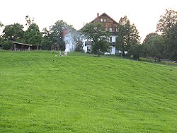 Lagerfeuer am Anger
