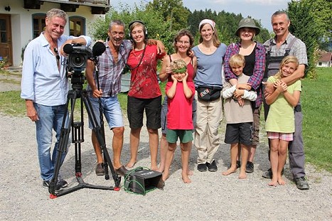 Das Filmteam von Muh und Mäh Boomerang Bauernhofgeschichten